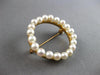 LARGE AAA SOUTH SEA PEARL 14KT YELLOW GOLD 3D CIRCLE OF LIFE BROOCH PIN #27523