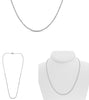 ESTATE 2.0CT DIAMOND 14KT WHITE GOLD ROUND CLASSIC ETERNITY LOVE TENNIS NECKLACE