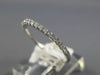 ESTATE .19CT DIAMOND 14KT WHITE GOLD 3D CLASSIC 1.5MM SEMI ETERNITY LOVE RING