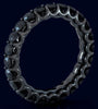 2.53CT BLACK DIAMOND 14KT BLACK GOLD 3D ROUND ETERNITY WEDDING ANNIVERSARY RING