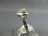 ESTATE .42CT DIAMOND 14KT WHITE GOLD CLASSIC DOUBLE HEART FILIGREE FUN LOVE RING