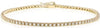 1.30CT DIAMOND 14KT YELLOW GOLD 3D CLASSIC ROUND SQUARE FILIGREE TENNIS BRACELET