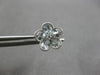 1.81CT DIAMOND & AAA AQUAMARINE 14KT WHITE GOLD PEAR SHAPE & ROUND STUD EARRINGS