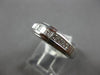 .34CT DIAMOND 14KT WHITE GOLD CLASSIC PRINCESS CHANNEL WEDDING ANNIVERSARY RING