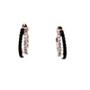 .71CT DIAMOND & AAA SAPPHIRE 18KT WHITE GOLD 3D 2 ROW UMBRELLA HANGING EARRINGS