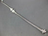ESTATE .91CT DIAMOND 18KT WHITE GOLD 3D ROUND GEOMETRICAL CLUSTER SNAKE BRACELET