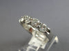 ESTATE LARGE 1.50CT DIAMOND 14K WHITE GOLD SHARED PRONG WEDDING ANNIVERSARY RING