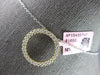 ESTATE .55CT DIAMOND 14KT YELLOW GOLD 3D CLASSIC CIRCLE OF LIFE FLOATING PENDANT
