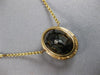 8.82CT DIAMOND & AAA SMOKY TOPAZ 14KT YELLOW GOLD 3D OVAL & ROUND LOVE NECKLACE