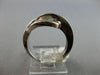 ESTATE LARGE 1.0CT DIAMOND 14KT WHITE GOLD 3D BAGUETTE LOVE KNOT FUN RING