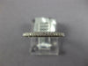 ESTATE .46CT DIAMOND 18KT WHITE GOLD MULTI ROW 2mm 3/4 ETERNITY ANNIVERSARY RING