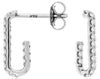 .25CT DIAMOND 14KT WHITE GOLD 3D ROUND INSIDE OUT UMBRELLA FUN HANGING EARRINGS