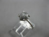 1.21CT SALT & PEPPER DIAMOND 18K WHITE GOLD SOLITAIRE PEAR SHAPE ENGAGEMENT RING