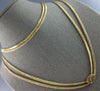 ANTIQUE ART DECO EXTRA LONG AAA PEARL & TURQUOISE 14K YELLOW GOLD NECKLACE 27752