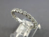 1.70CT DIAMOND 14KT WHITE GOLD 3D ETERNITY SHARED PRONG WEDDING ANNIVERSARY RING