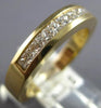 .63CT DIAMOND 14KT YELLOW GOLD CLASSIC PRINCESS CHANNEL WEDDING ANNIVERSARY RING