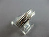 WIDE 14KT WHITE GOLD 3D DIAMOND CUT FILIGREE MILGRAIN ETERNITY ANNIVERSARY RING