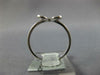 ESTATE .15CT DIAMOND 18KT WHITE GOLD 3D CLASSIC BUTTERFLY LOVE RING