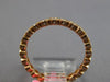 .39CT DIAMOND 18KT YELLOW GOLD 3D ROUND BEZEL FILIGREE ETERNITY ANNIVERSARY RING