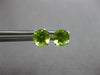 ESTATE 1.80CT AAA PERIDOT 14KT WHITE GOLD CLASSIC SOLITAIRE STUD EARRINGS #27901
