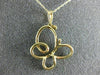 ESTATE .48CT WHITE & CHOCOLATE FANCY DIAMOND 14K WHITE GOLD 3D BUTTERFLY PENDANT|C5139V-1
