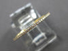 ESTATE .15CT DIAMOND 18K YELLOW GOLD ROUND 1MM ETERNITY WEDDING ANNIVERSARY RING