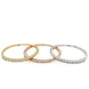 ESTATE .30CT DIAMOND 18K TRICOLOR GOLD 3D CLASSIC STACKABLE FUN ANNIVERSARY RING