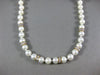 ESTATE .30CT DIAMOND & AAA SOUTH SEA PEARL 14K YELLOW GOLD ROUND NECKLACE #26313