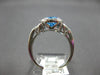 3.34CT DIAMOND & AAA BLUE TOPAZ 14KT WHITE GOLD OVAL & ROUND FUN LOVE KNOT RING