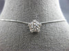 .72CT DIAMOND 14KT WHITE GOLD 3D CLASSIC ROUND HALO PENTAGON FLOATING PENDANT