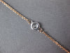 .70CT DIAMOND 14KT WHITE & ROSE GOLD 3D CLASSIC BY THE YARD LOVE NECKLACE #27242