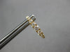 .55CT DIAMOND 18KT YELLOW GOLD ROUND OVAL HUGGIE HOOP LEVERBACK HANGING EARRINGS
