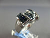 4.16CT DIAMOND & AAA SAPPHIRE 18K WHITE GOLD ROUND & PRINCESS INVISIBLE FUN RING