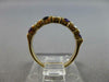 .27CT DIAMOND & AAA AMETHYST 14K YELLOW GOLD 3D 7 STONE CHANNEL ANNIVERSARY RING