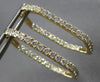 ESTATE LARGE 1.95CT DIAMOND 14KT YELLOW GOLD INSIDE OUT HEXAGON HOOP HANGING EARRINGS