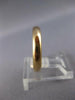 14KT YELLOW GOLD 3D CLASSIC SOLID 3MM WEDDING ANNIVERSARY RING #27359