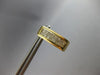 1.50CT DIAMOND 14KT YELLOW GOLD PRINCESS INVISIBLE HUGGIE HOOP HANGING EARRINGS