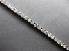 ESTATE WIDE 1.83CT DIAMOND 14KT WHITE GOLD 3D CLASSIC ROUND 2MM TENNIS BRACELET