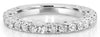 .84CT DIAMOND 18KT WHITE GOLD 3D ROUND 3/4TH ETERNITY WEDDING ANNIVERSARY RING