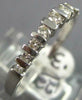 ESTATE .36CT DIAMOND 14KT WHITE GOLD ROUND CLASSIC 2MM CHANNEL ANNIVERSARY RING