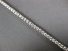 ESTATE 2.12CT DIAMOND 14KT WHITE GOLD 3D CLASSIC ROUND 4 PRONG TENNIS BRACELET