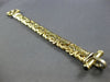 ESTATE LARGE AAA ONYX 14KT YELLOW GOLD 3D CLASSIC BYZANTINE TOGGLE BRACELET