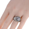 ESTATE HANDCRAFTED 18KT YELLOW GOLD & SILVER ROMAN SOLDIER FILIGREE 3D FUN RING