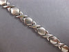 ESTATE 14KT WHITE GOLD 3D CLASSIC MATTE AND SHINY XO LOVE BRACELET