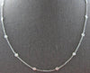 ESTATE .50CT DIAMOND BY THE YARD 14KT WHITE GOLD 3D CLASSIC FUN LOVE NECKLACE