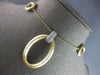 .30CT DIAMOND 14KT 2 TONE GOLD 3D OPEN OVAL LOVE KNOT BY THE YARD LOVE NECKLACE