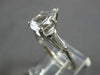 1.60CT CUBIC ZIRCONIA 14K WHITE GOLD PEAR SHAPE & BAGUETTE ENGAGEMENT RING 27580