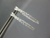 ESTATE LARGE 1.16CT DIAMOND 14KT WHITE GOLD 3D INSIDE OUT HOOP HANGING EARRINGS