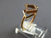 ESTATE .10CT DIAMOND 14KT ROSE GOLD 3D CLASSIC ROUND GEOMETRICAL FUN LOVE RING