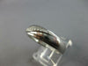ESTATE .10CT DIAMOND 14KT WHITE GOLD 3D CLASSIC WAVE WEDDING ANNIVERSARY RING